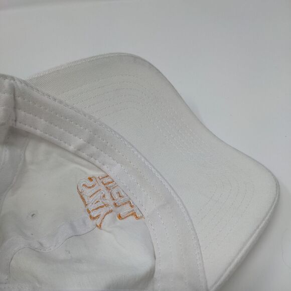 Stay Well Slideback Hat White OSFA Adjustable Embroidered Quake City Caps Cotton - Picture 7 of 8